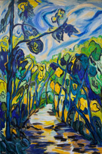 Cofrin, painting by Irene Salley, photo by Cannelle Callard