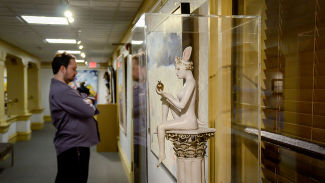 The City of Gainesville Parks, Recreation and Cultural Affairs Department presented the opening reception of BEAUTY AND THE BEASTS exhibit at the Thomas Center Galleries on Friday, June 26 in Gainesville, FL.